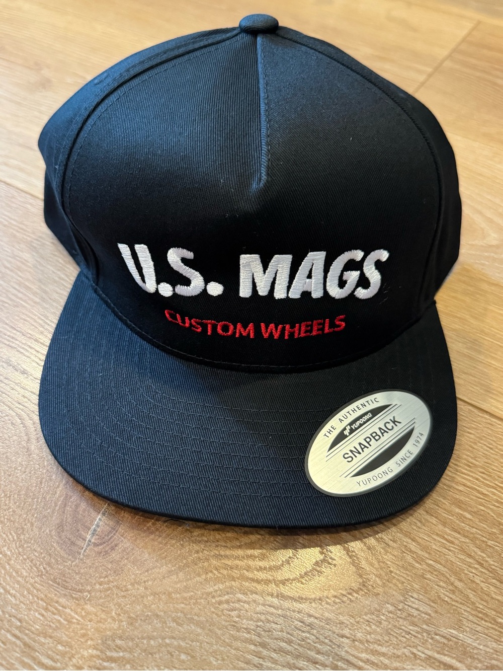 US Mags Black Snapback Hat - Custom Wheels